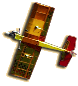 In the air.