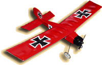 Red baron foam flyer.