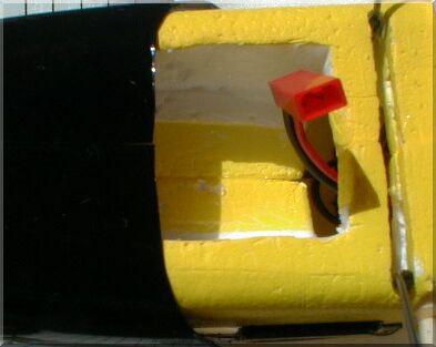 Enlarged battery compartment